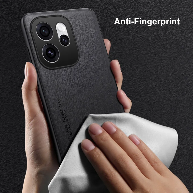 حافظة جلدية PU فاخرة من EUCAGR لهاتف OPPO Reno 15 Pro 5G غطاء خلفي من البولي يوريثان مقاوم للصدمات حافظة هاتف حماية كاملة لهاتف OPPO Reno15 Pro #5