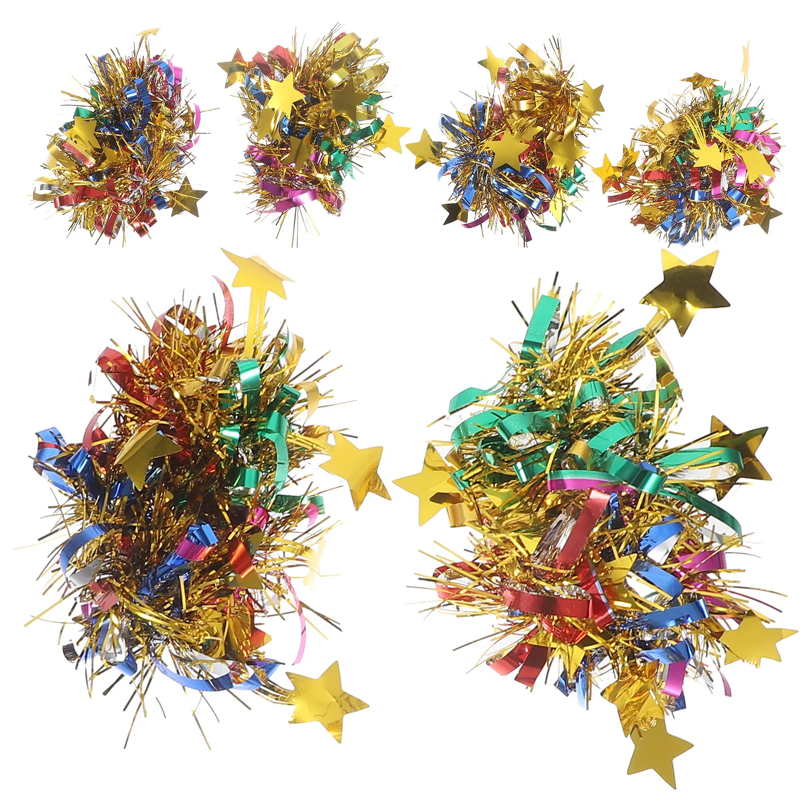 6 قطعة بوم بومس التشجيع الكريات الحماسية لفرق الرقص والمشجعين دعم بوم بومس التشجيع #5