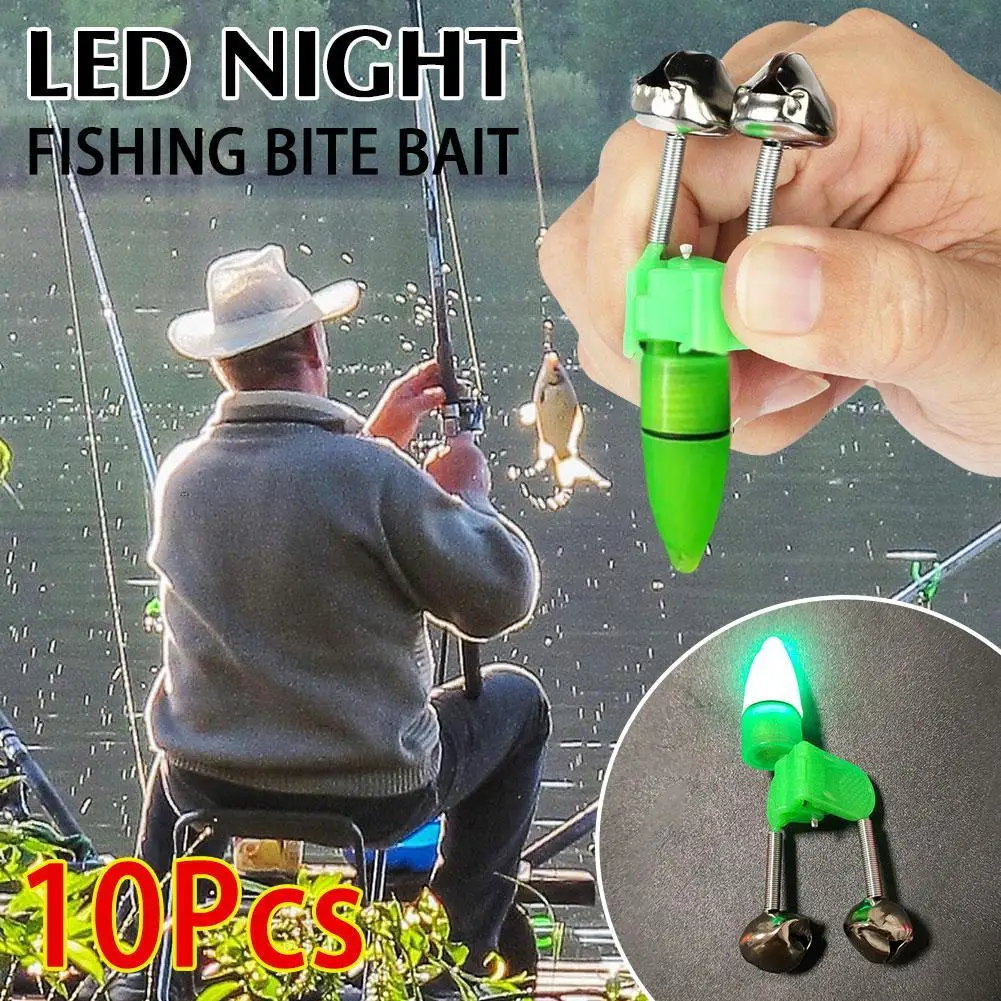 Fishing Bells Clip Fish Bells Bite Alarm Rod Tip Clamp Fish Bite Lure Alarm Alert Single Bell Clip Fishing Bell Tool