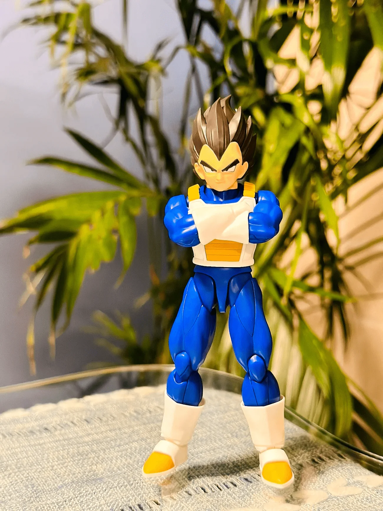 New Bandai Dragon Ball Z Figure-Rise Standard Vegeta Pvc Assembled Anime Action Figure Standard Vegeta Model Kit Collectible Toy