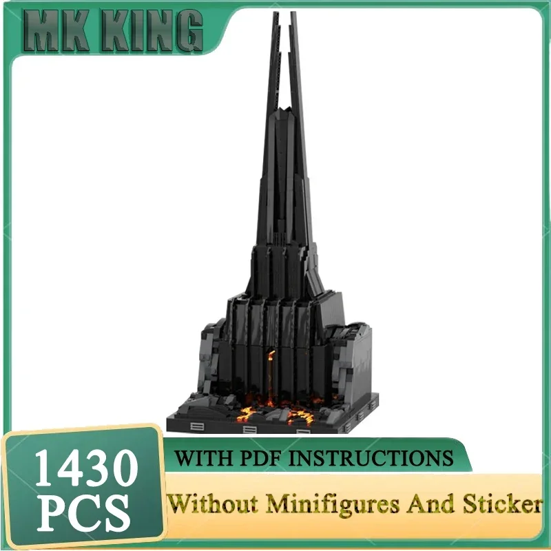 

Moc Building Bricks Black Military Fortress Famous Movie Model Building Technology Modular Blocks Construstion DIY Toy Gifts