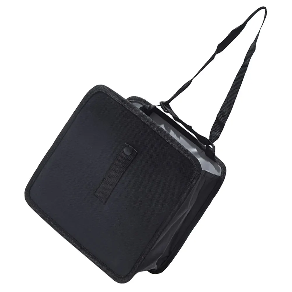 

Car Trash Can Storage Bag Foldable Hanging Garbage Front Back Seat Car Interior Oxford Cloth Trashcan Multifunctional Easy
