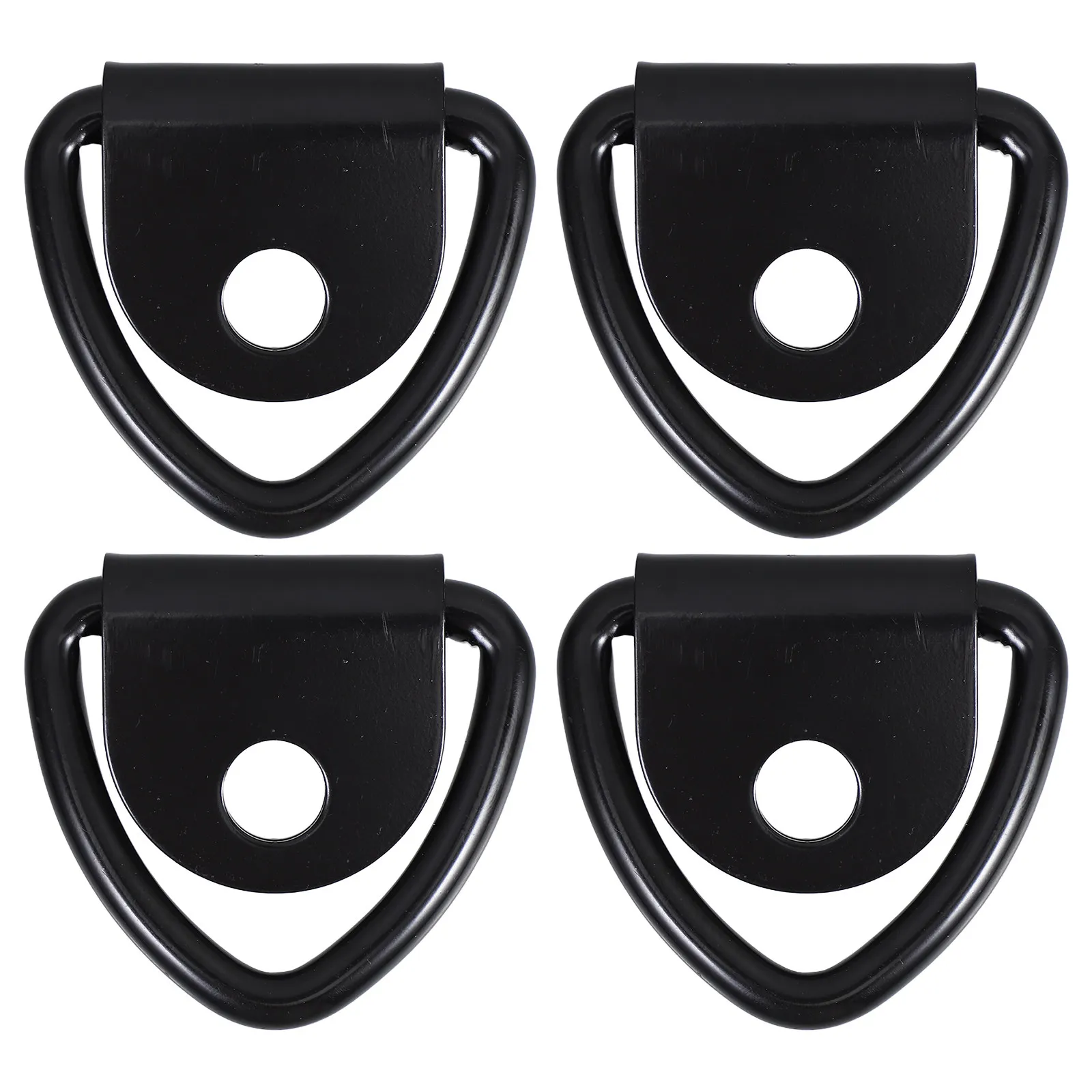

4Pcs Truck Bed Hooks Heavy Duty D-Ring Anchors for Cargo Securing in Utility Trailers Van and Car Trunk Fast Installation
