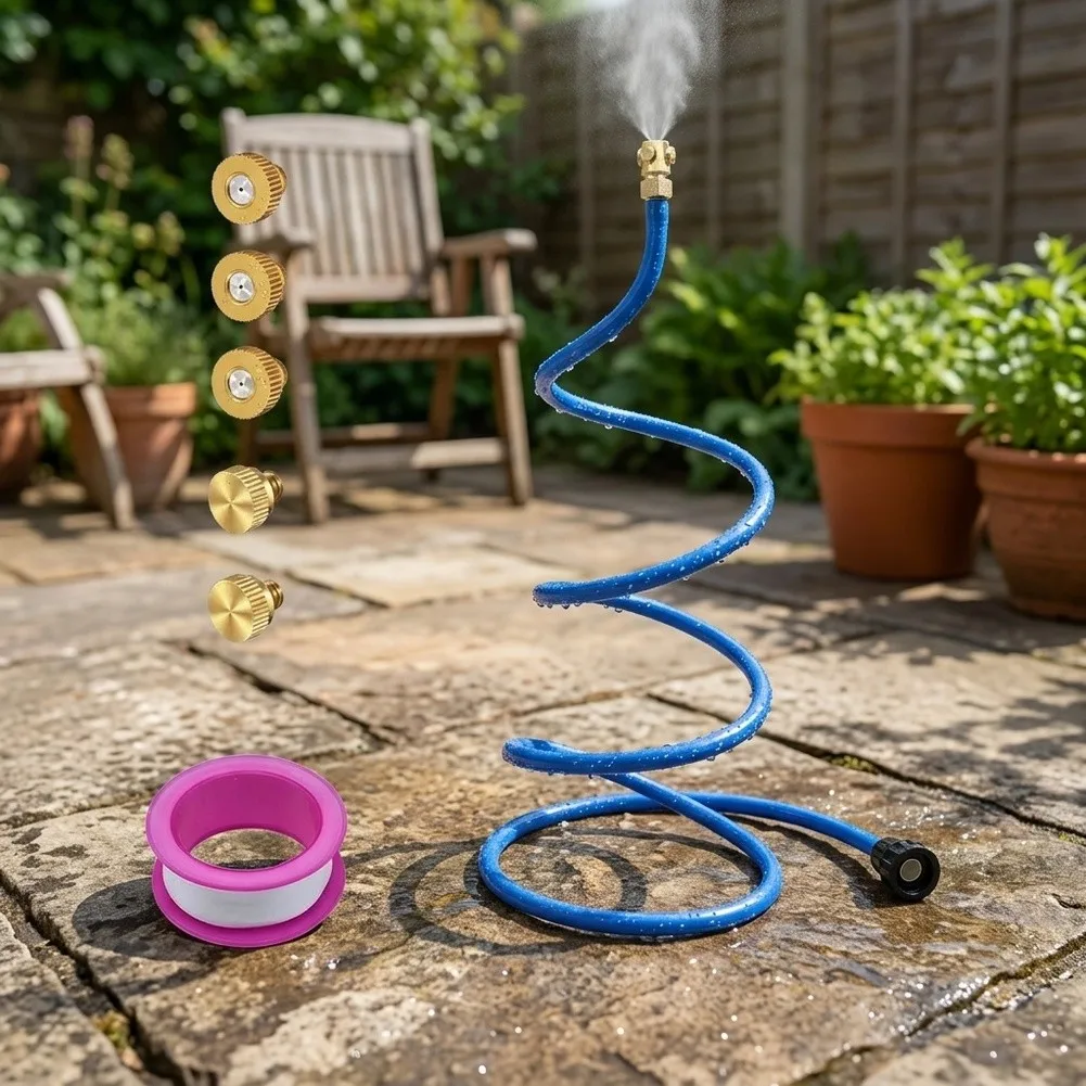 Standard-Fit Outdoor Hose Sprayer Compatible with Most Garden Hoses for Watering Plants Washing Vehicles and Patio Rinsing