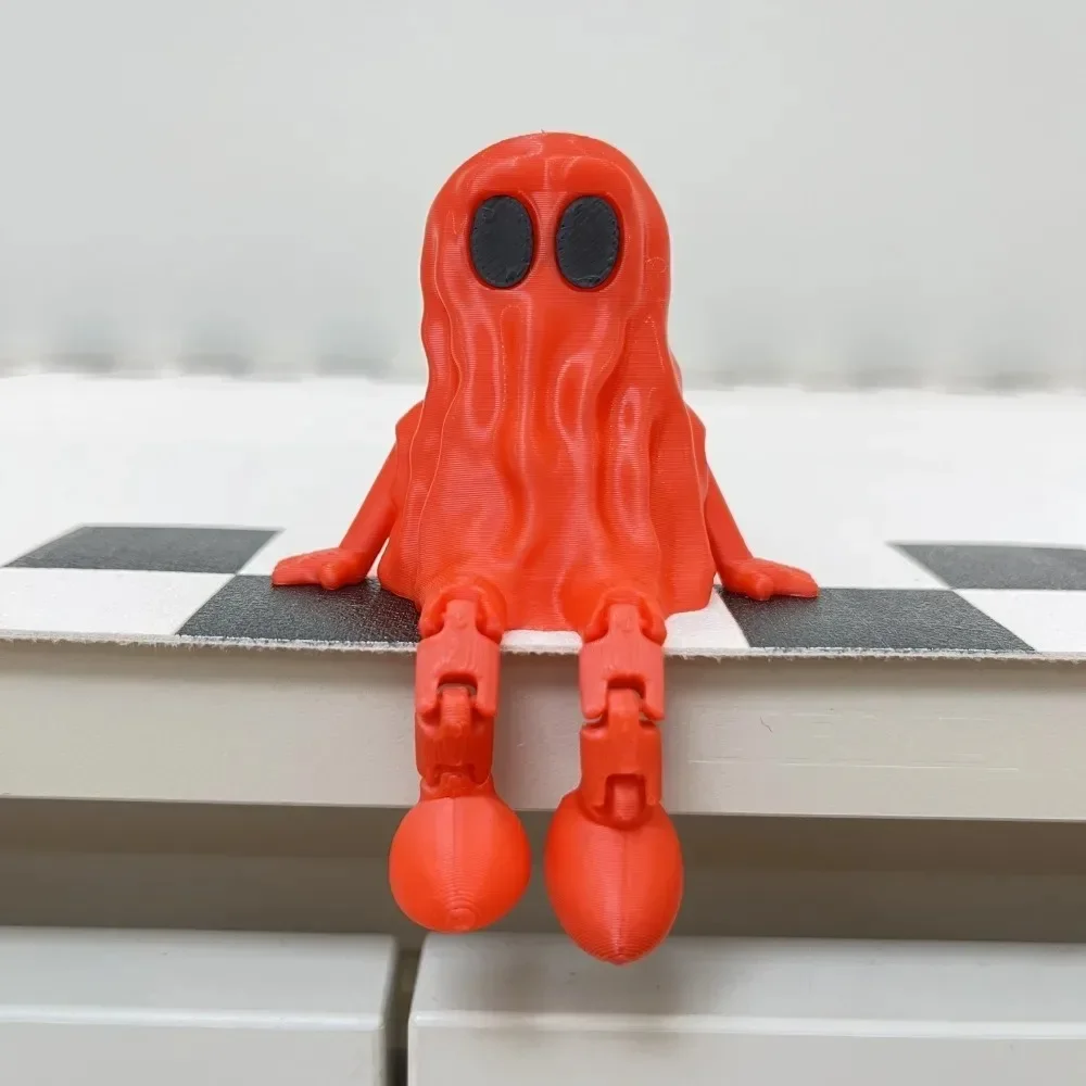 طباعة ثلاثية الأبعاد لزخرفة شبح الهالوين المشتركة المتحركة، ملحق تزيين الحفلات الليلية للكرنفال، هدية لعبة