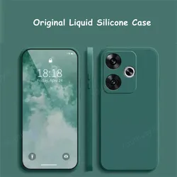 Luxury Case For Xiaomi Poco F6 Cover Poco F6 Fundas Coque Original Liquid Silicone Soft TPU Back Case Poco F6 Pro