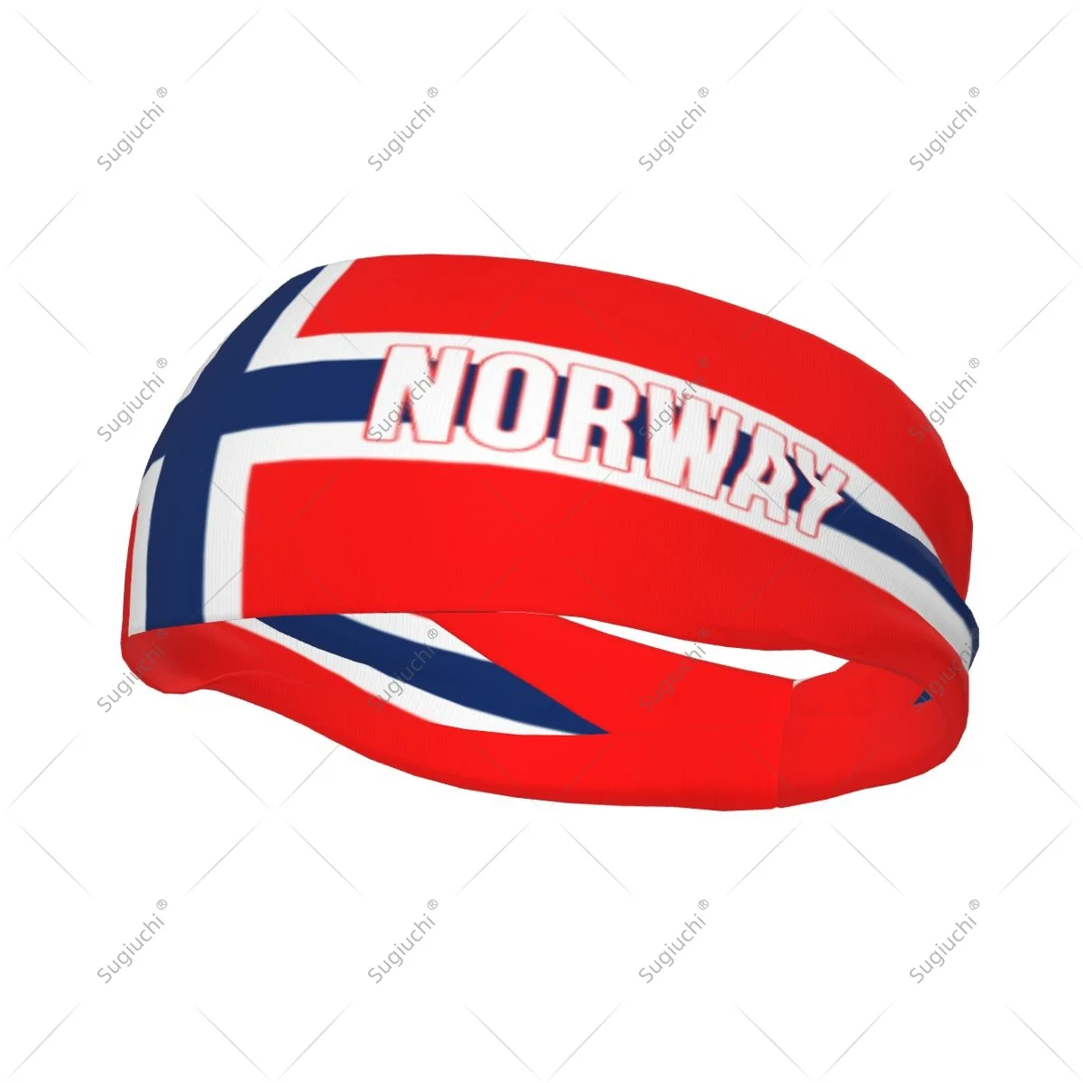 

Эластичные широкие повязки на голову с флагом Норвегии для мужчин и женщин, для йоги, фитнеса, тенниса, бега, занятий в спортзале
