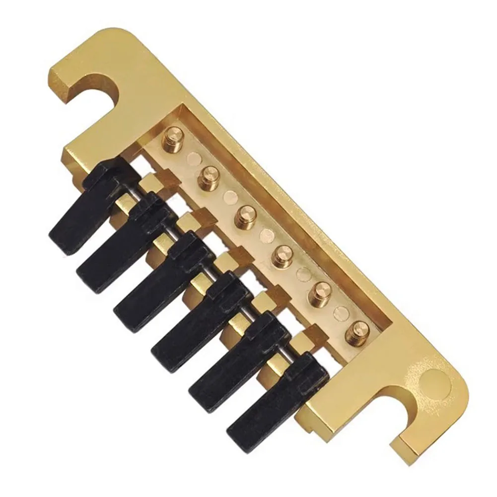 Premium TP6 Bridge Tailpiece for Electric Guitar, Zinc Alloy Construction, Increase String Stability and Sustain