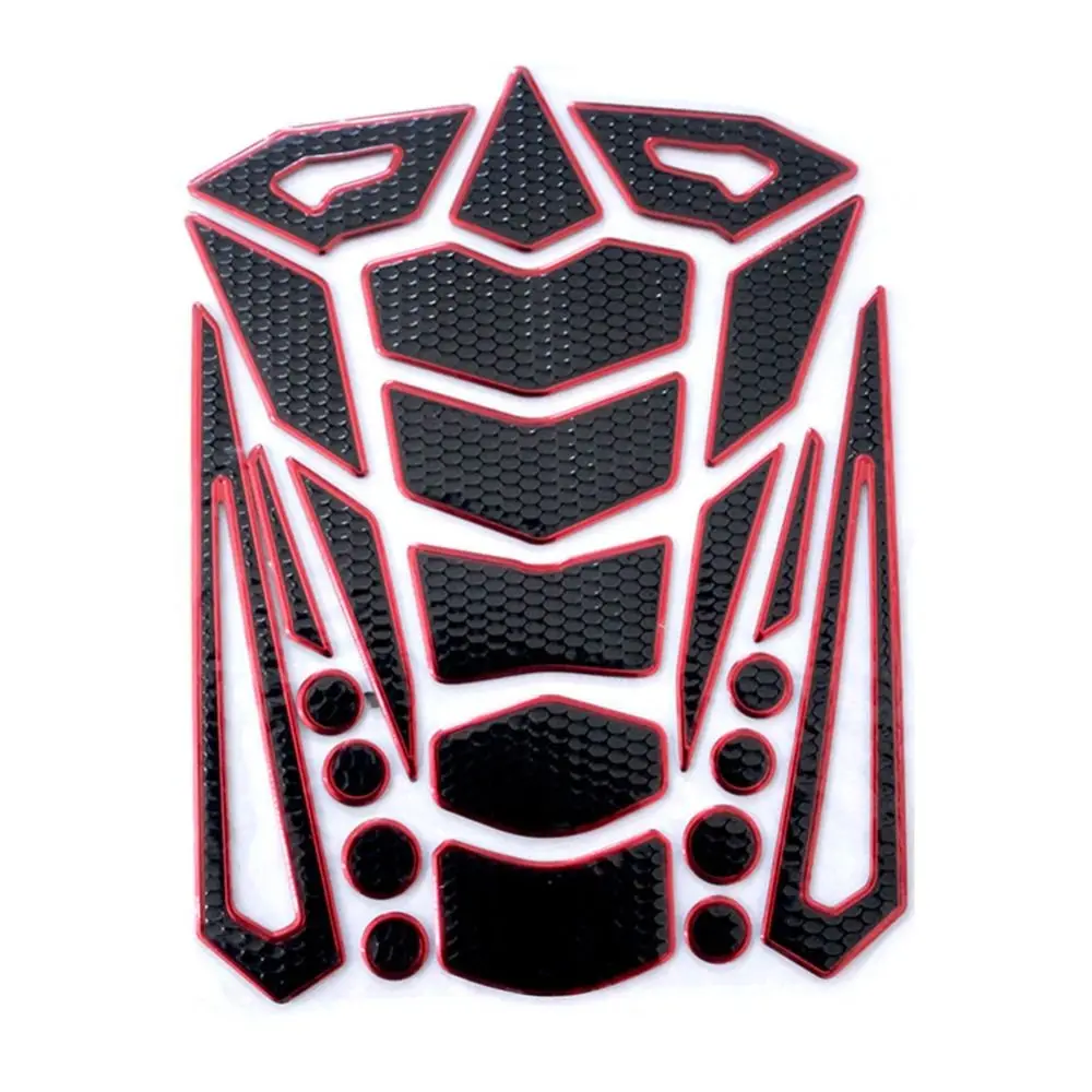 Protector Pad Motobike Supplies Coloful Edge 3D Fish Bone Decals Modification Accessories Motorcycle Fuel Tank Stickers