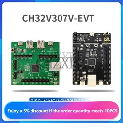 Scheda di valutazione CH32V307 originale al 100% Scheda di sistema EVT MCU Smart RISC-V4F Scheda demo CH32V307-EVT