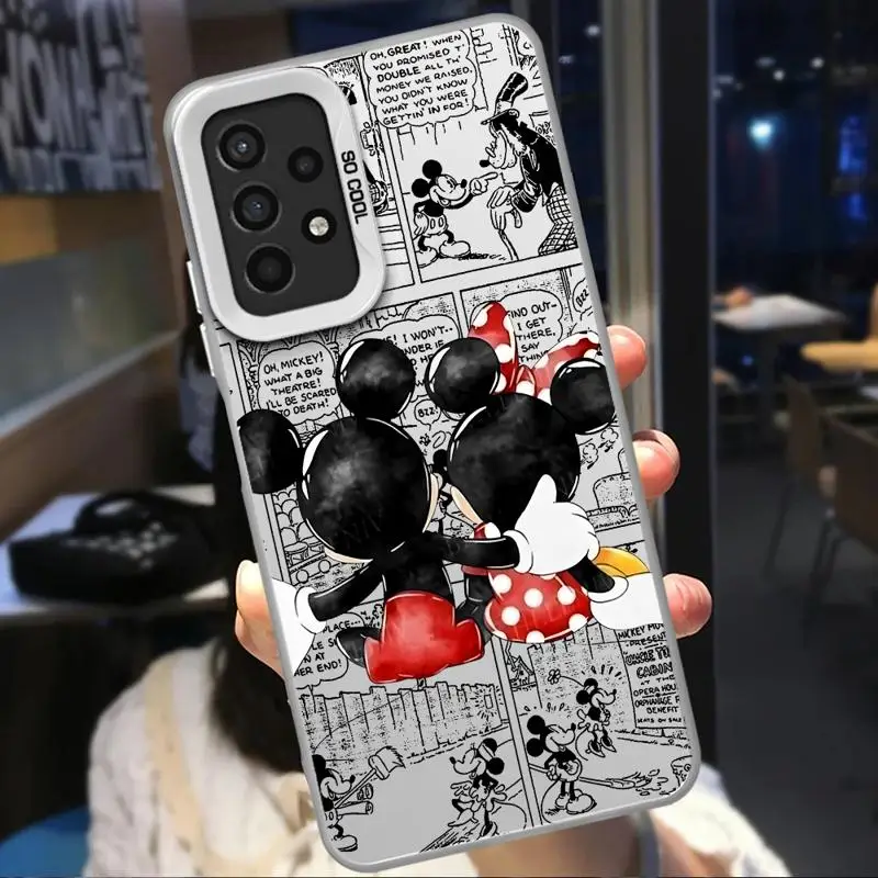 Disney Mickey Mouse Animaton phone cases for Samsung Galaxy A34 A23 A15 4G A35 A52 A54 5G A32 A13 A55 A33 funda Back Shell Cover