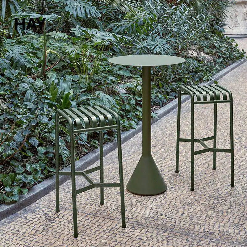 Mesa de café com design moderno para varanda, lounge externo do jardim criativo, mesas minimalistas, mesa para salão, casa acessórios