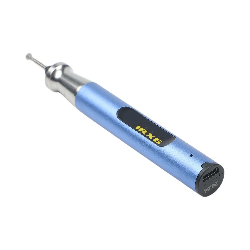IRX6 Rotary For Polishing Pen with 3 Options and 9 Steel Grinding Attachments for Circuit Board and Metal Work