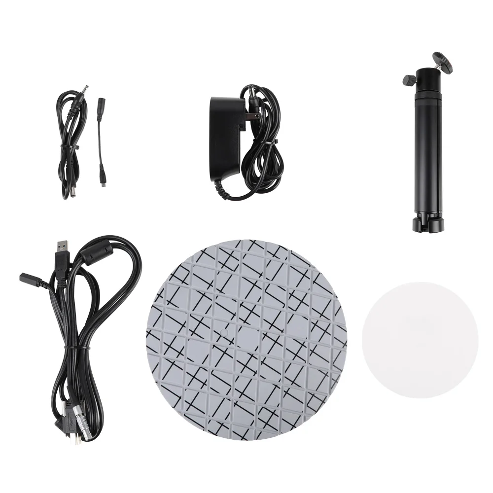 ماسح ضوئي ثلاثي الأبعاد محمول باليد بالألوان الحقيقية بالكامل متوافق مع الطابعات ثلاثية الأبعاد مع قرص دوار ثلاثي القوائم يدعم مخرج OBJ/STL