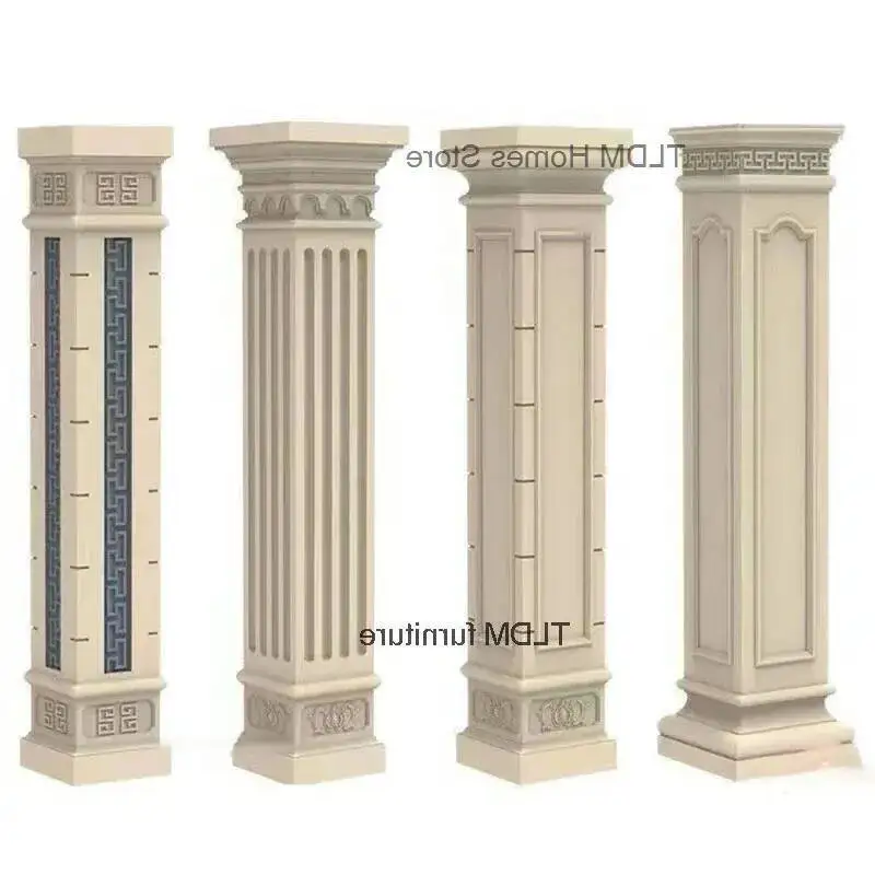 

Garden Simple Villa Square Roman Gate Column Building Molds European Decorative Template Column Model Cement Square Column Shape