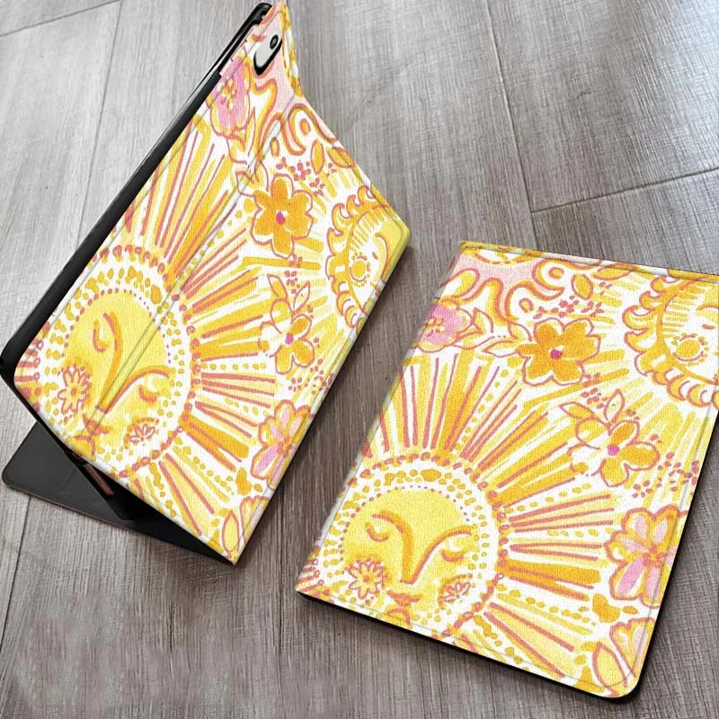 

Sun Art Illustration Pattern For iPad Pro 7 8 9 Gen 2 11 13 5th 6th 10th 11th M5 M4 12.9 10.9 10.2 Inch 2024 2025 Tablet Case