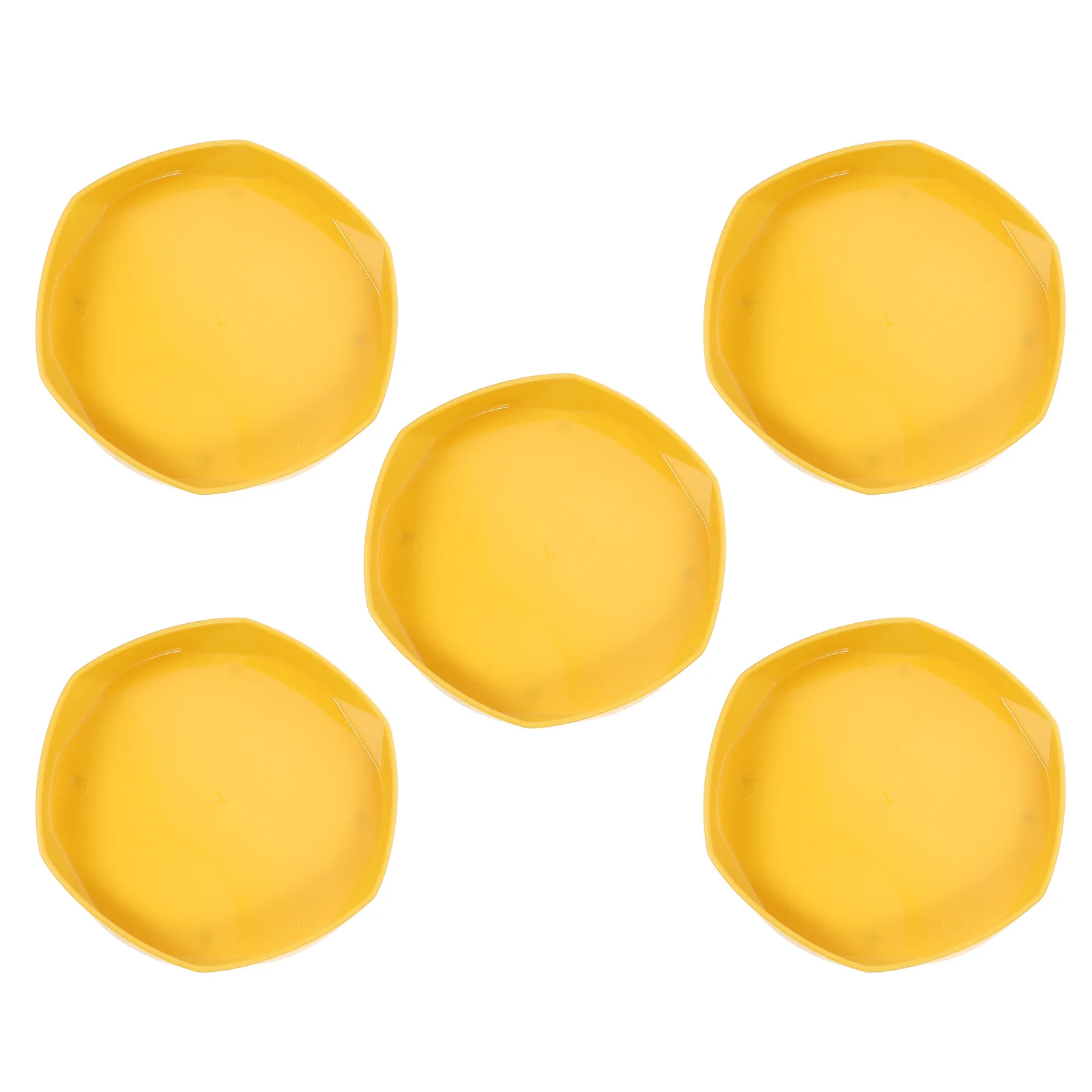 

5pcs Flowerpot Trays Plastic Resin Bases Waterproof Garden Water Trays For Balcony Potted Plants Bonsai Flowerpot Holders