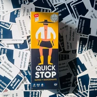 Juego de cartas en español de parada rápida, juego de mesa de cartas de hombre lobo con guía de papel, rompecabezas, ocio, familia, amigo, fiesta, baraja de mesa