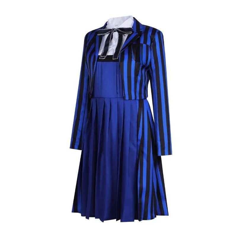 الأربعاء آدامز المدرسة الزرقاء أوروم تأثيري حلي مرحلة الأداء الملابس النسائية الصينية التقليدية ربيع 2024