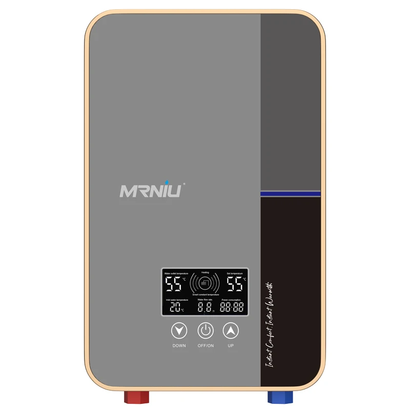 

Лидер продаж, 8000 Вт, 220 В, гейзер, мгновенный нагрев, душ, водонагреватель для ванной комнаты, безрезервуарное настенное крепление, электрические водонагреватели Chao2