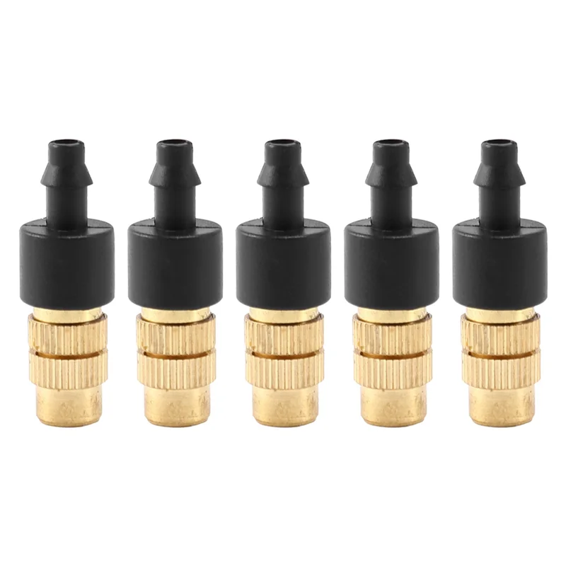 

B03C-50 Pcs Adjustable Misting Nozzle For Gardening Sprinkle Brass Watering Sprinkler Sprayer For Irrigation System