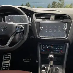 Tempered glass film For Volkswagen Tiguan 2021 2022 8 inch Car infotainment radio gps Navigation Screen Protector Dashboard