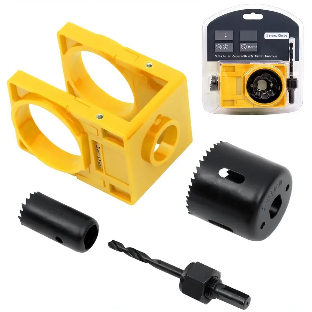 Professional Wood Door Lock Installation Tool Accurate Jig Guide For Drilling And Mortising Carpentry Hardware