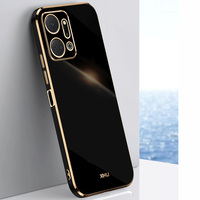 For Honor X7a Case Luxury Plating Square Phone Case For Honor X7a Cover RKY-LX2 Soft Silicone Case HonorX7A 5G Back Cover Cases