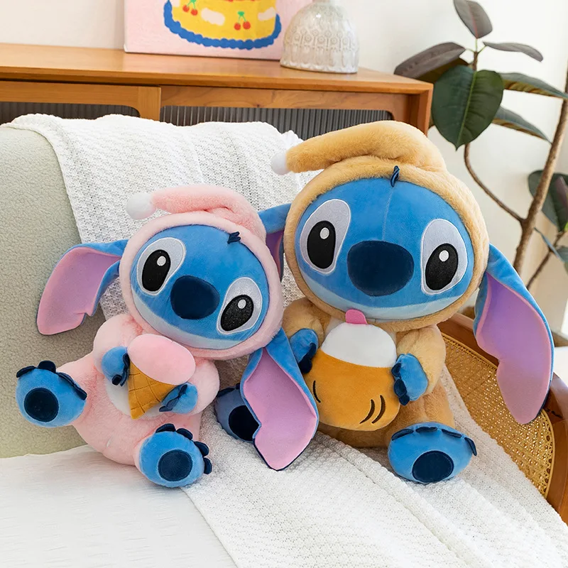 

Disney 30CM Cartoon Doll Stitch Hairy Red Doll Stitch Funny Toy Interstellar Baby Child Sleeping Cloth Doll Room Decoration
