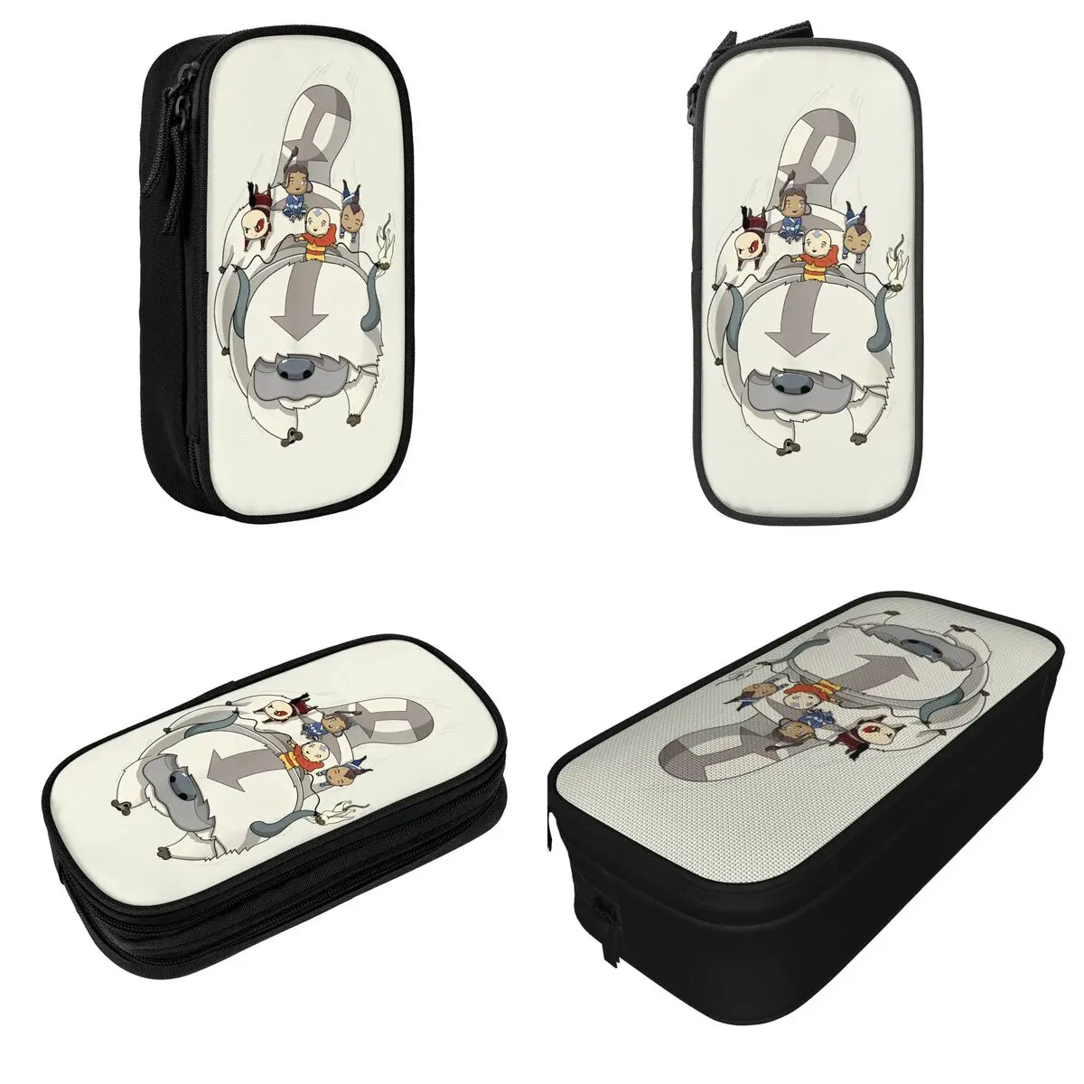 The Last Airbender Appa Flight Pencil Case Fun Anime Pen Box Bags Girl Boy Big Capacity Students School Gifts Pencil Box