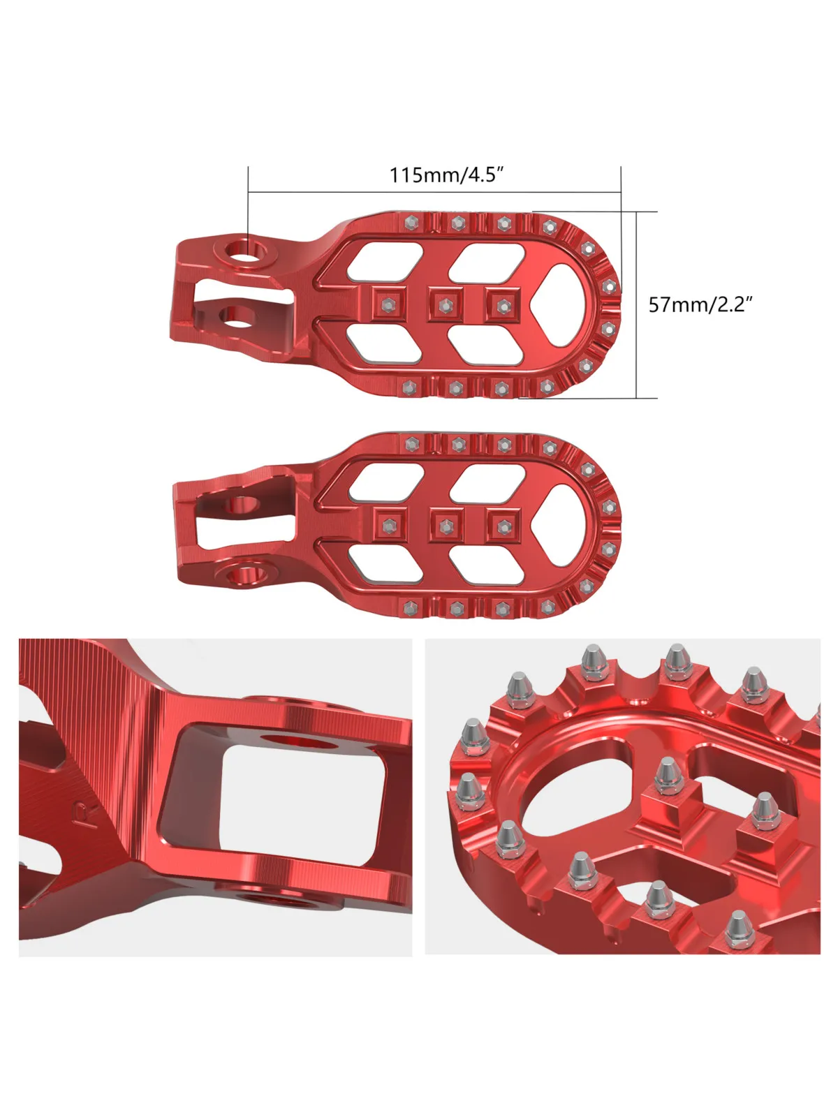 AliExpress NICECNC 2025 2024 For Stark Varg EX MX Extender Foot Pegs Footrests Pedals Aluminum For Stark Varg EX MX Accessories Electric Dirt Bike