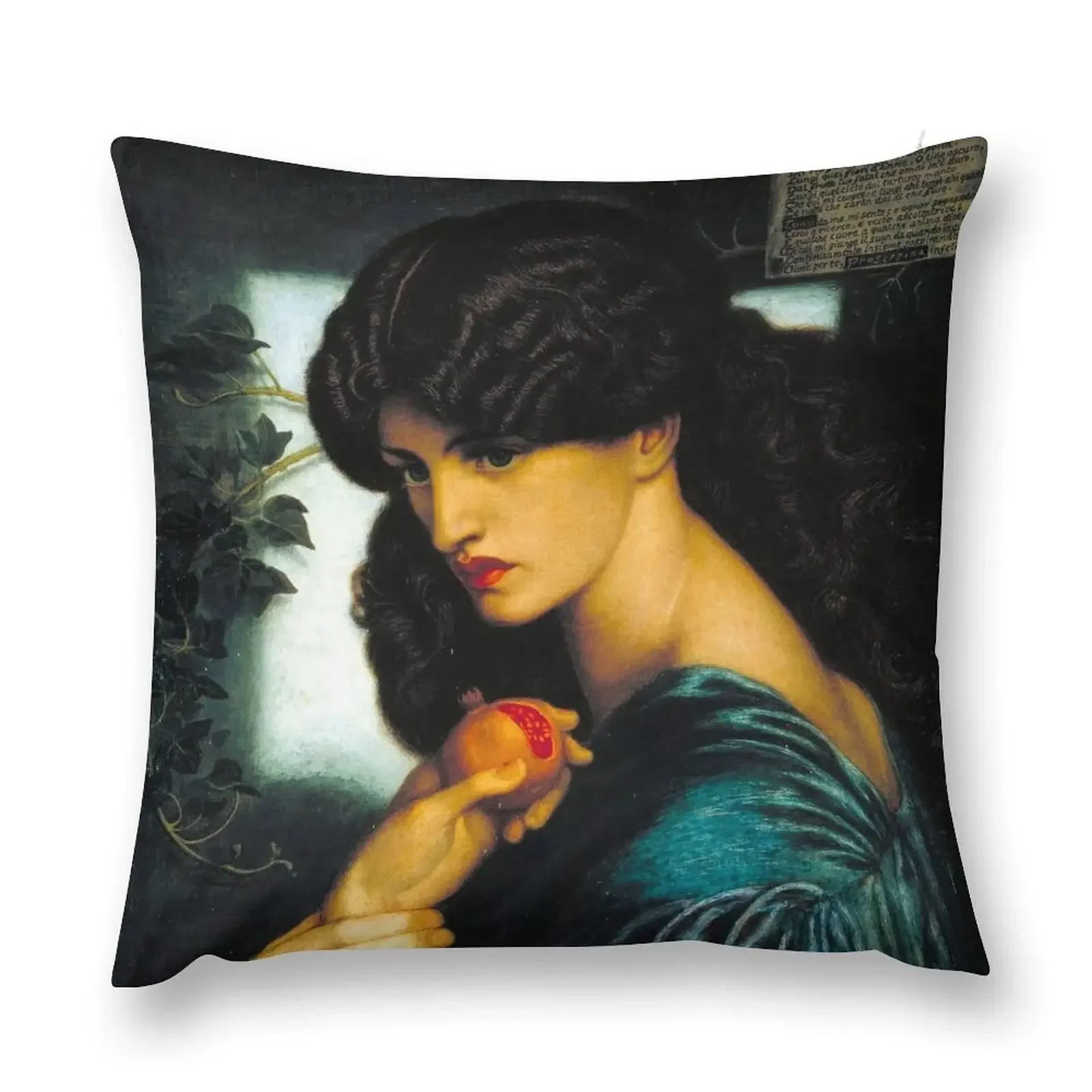 Proserpine - Dante Gabriel Rossetti Throw Pillow pillowcases for sofa cushions Cushions For Decorative Sofa pillow