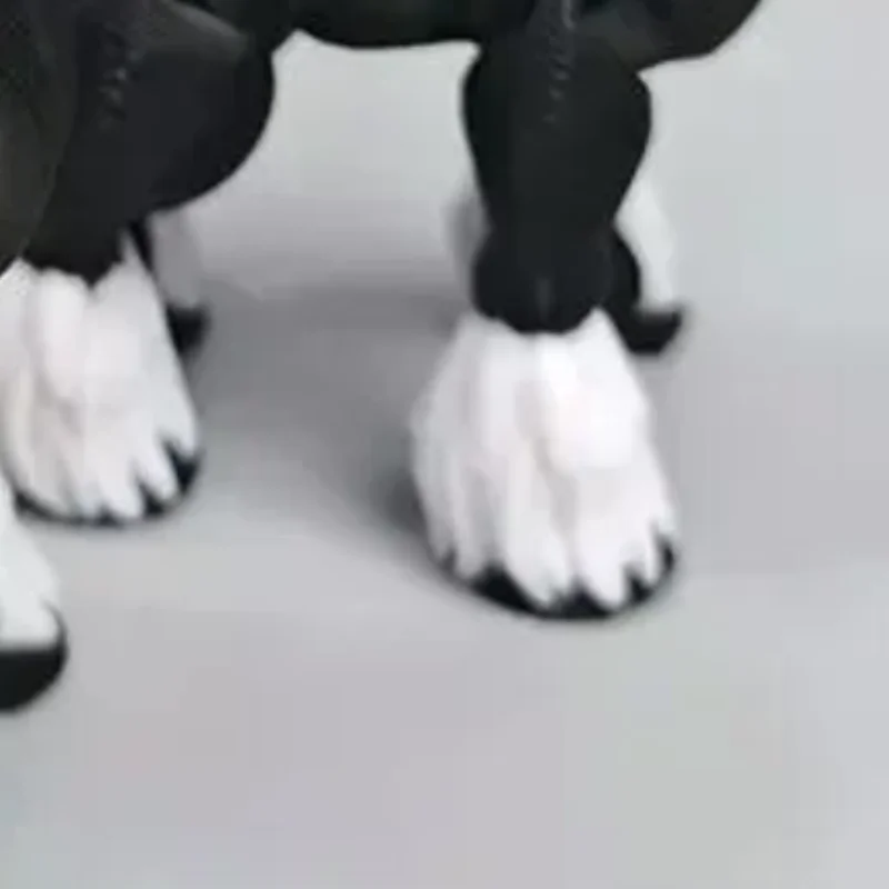 1pc Random Color All-in-one Molding 3D Printed Horse Simulated Statue Cute Horse Joint Tail Movable Figurine Office Decor