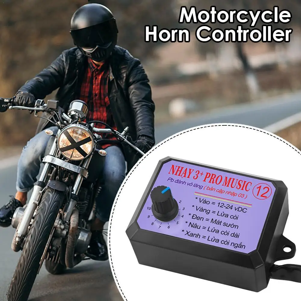 

Car Horn Controller Electric Horn Speaker Sound Control Unit 12-24V Suitable For Truck Accessories Motorcycle For Boat Truck