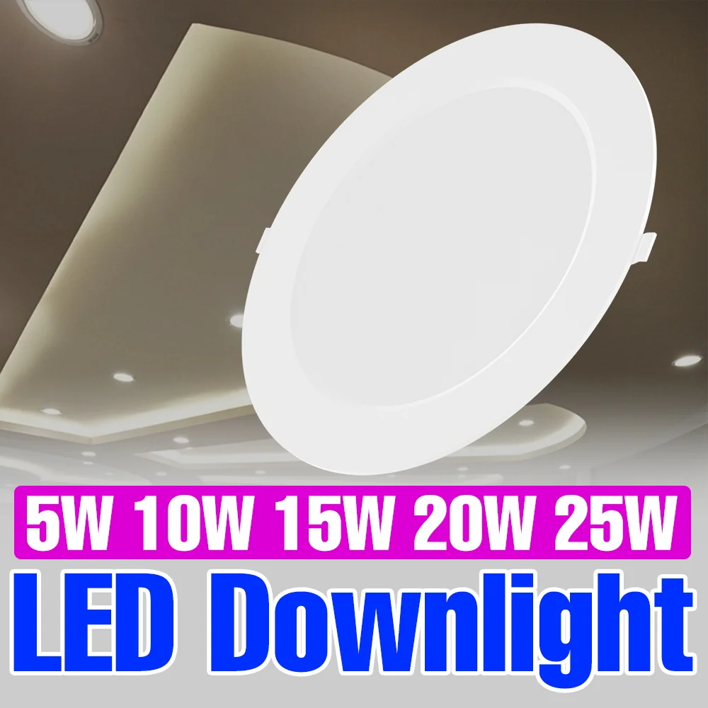 Lâmpada de teto AC220V com luz LED branca 25W