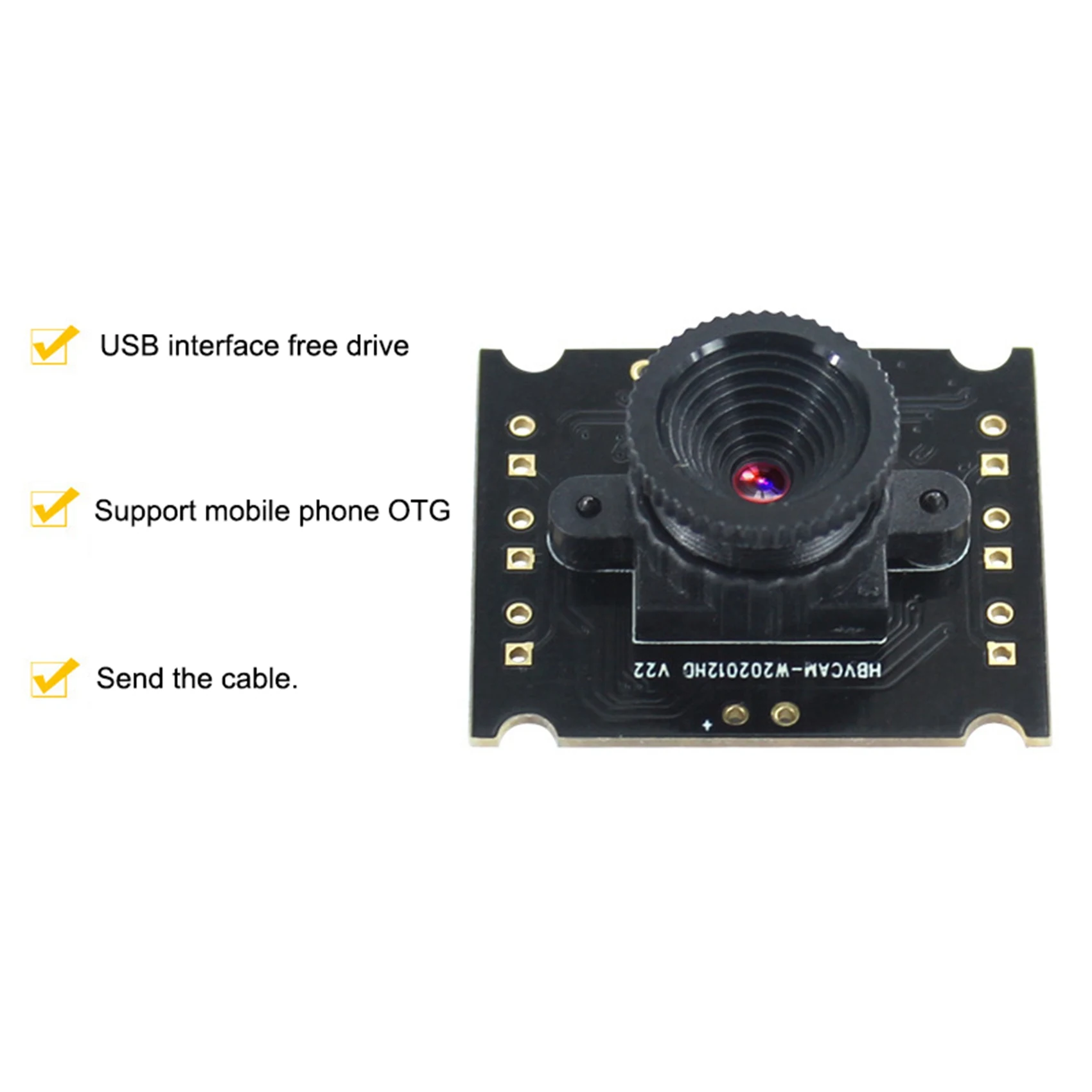 2X USB Camera Module OV9726 CMOS 1MP 50 Degree Lens USB IP Camera Module For Window Android And Linux System