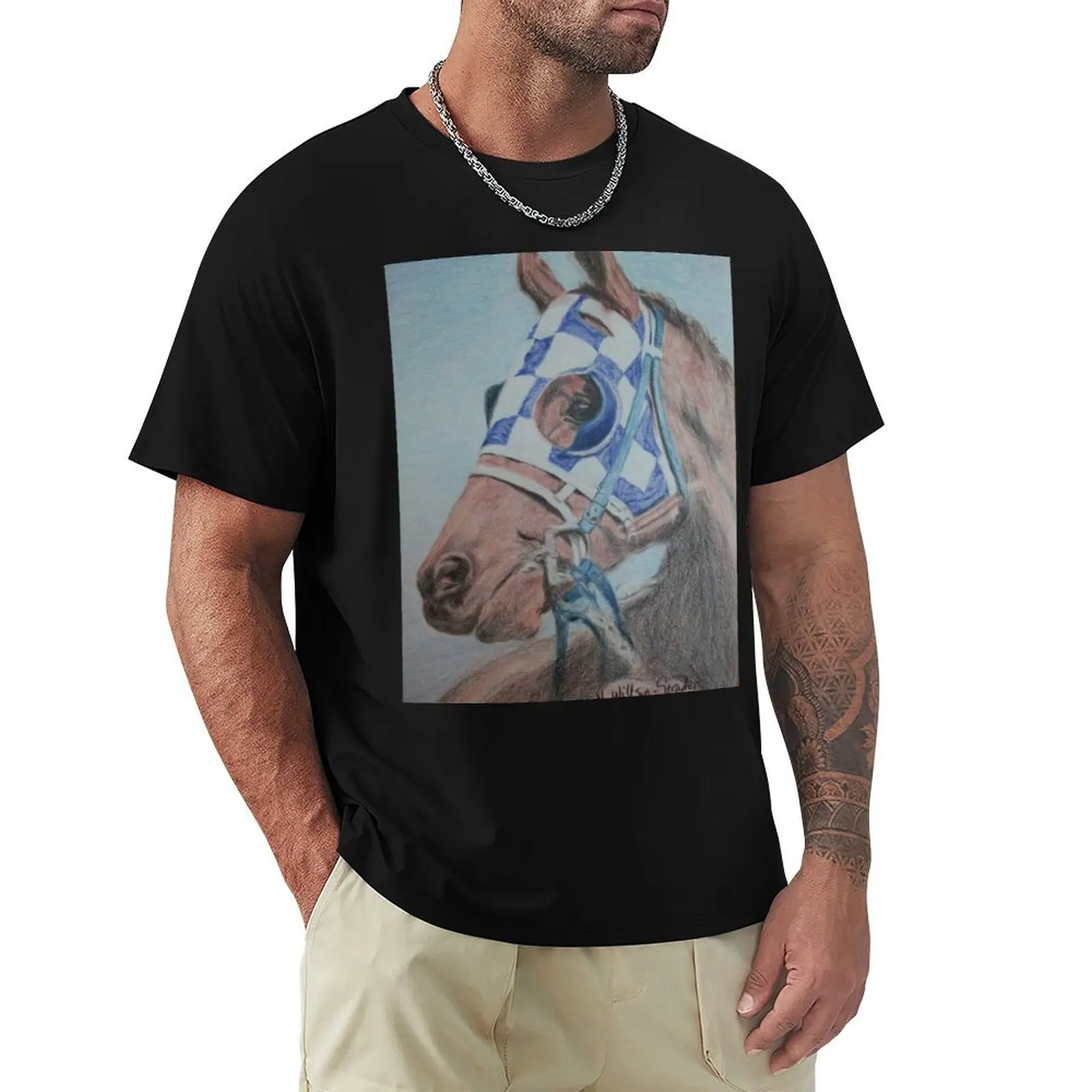 

Beautiful Secretariat T-Shirt Big and Tall Casual T-Shirt