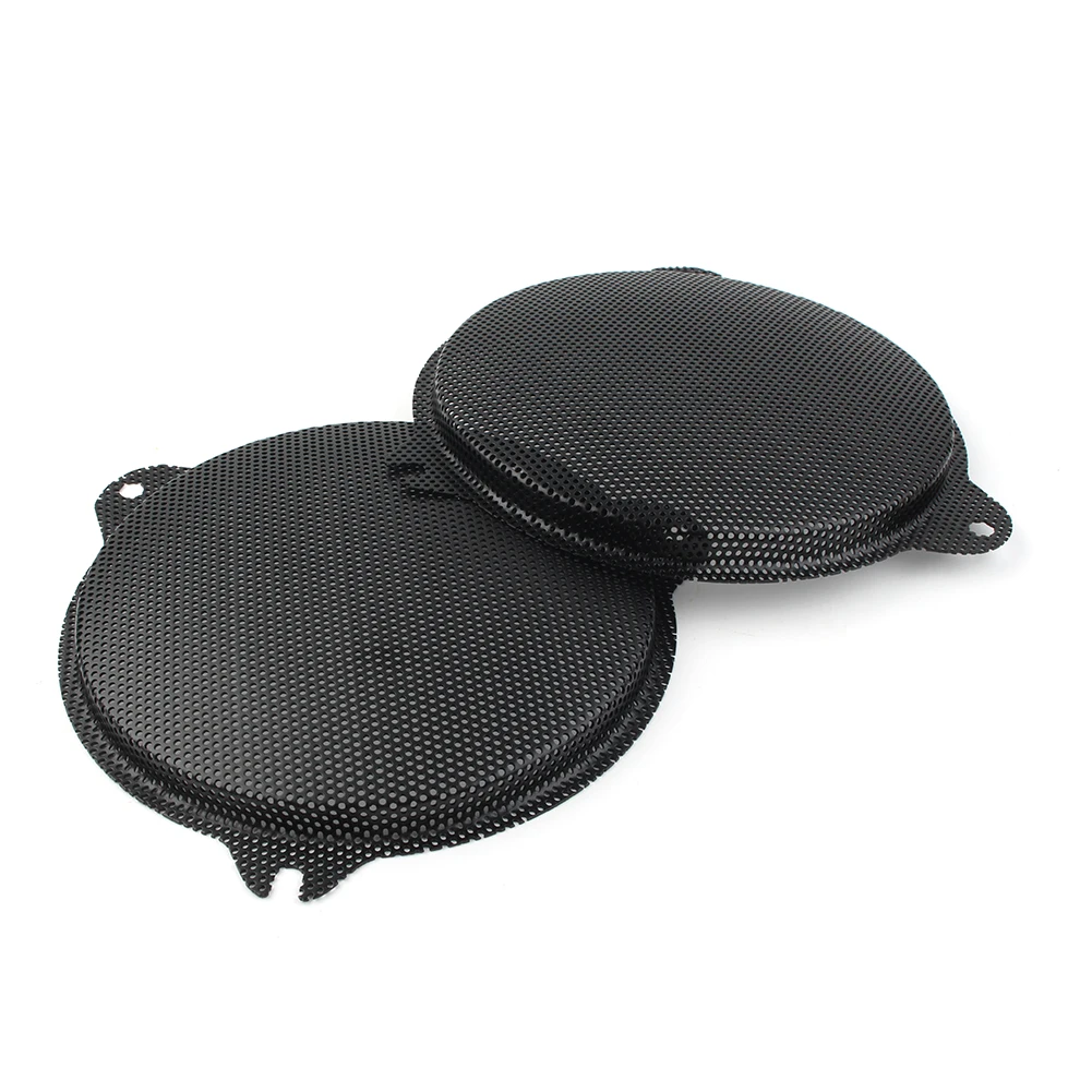 2 szt. Przedni głośnik motocykla siatkowe grille dla Harley Davidson Electra Glide 2014-2018 FLHT/X/CU/K owiewki głośnikowe z tkaniny — zdjęcie 5