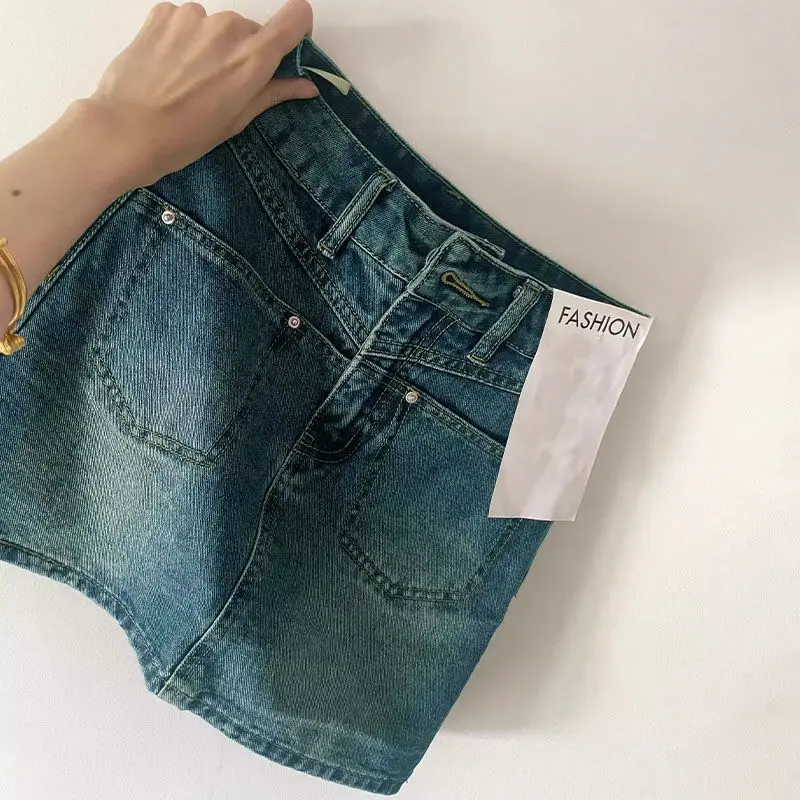 

Stylish ruffled versatile bodycon skirt2024YearaTrendy high-waisted denim mini skirt for hot girls