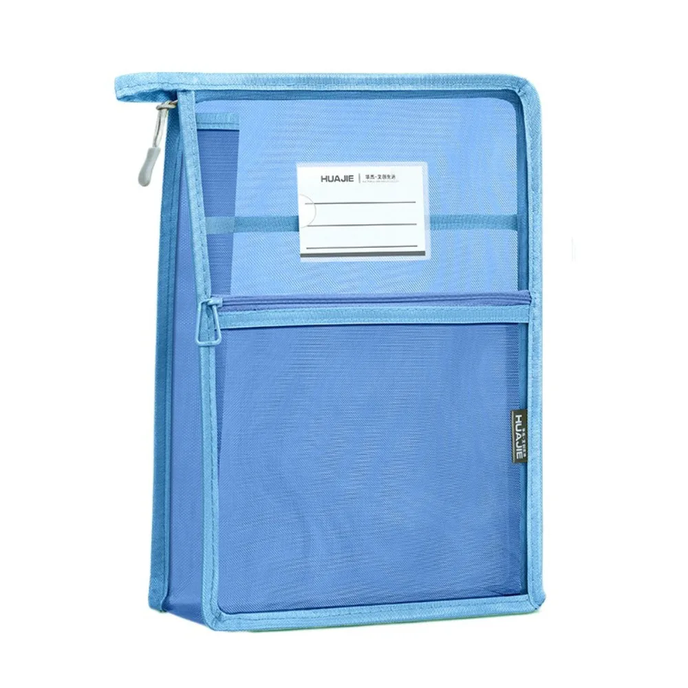 

Нейлоновая сетчатая сумка на молнии, прозрачная большая вместительная прозрачная сумка для файлов, портативная утолщенная сумка для хранения данных