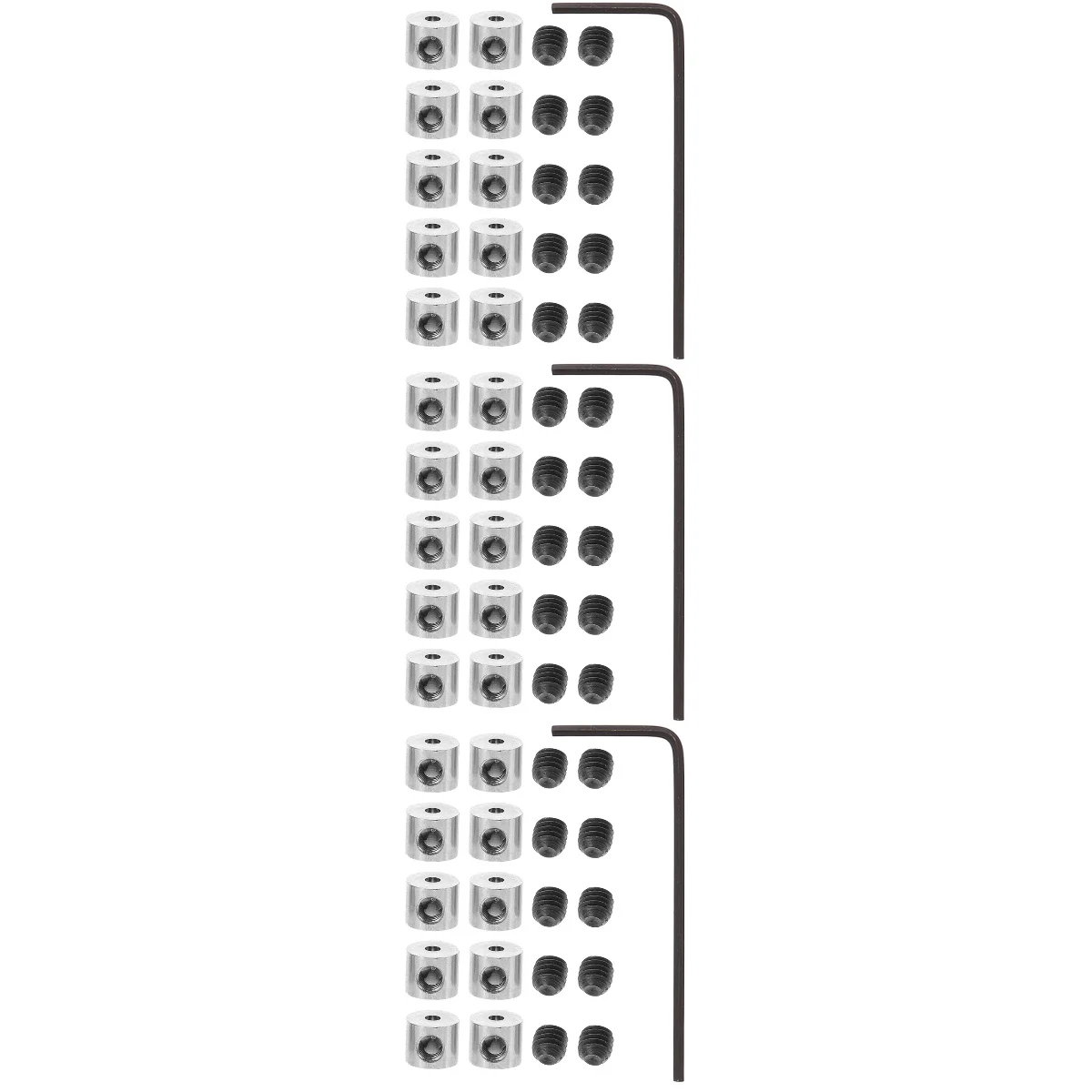 3 Sets Jam Wrench Wrenches Replacement Flat Round Pin Backs Beam Port Backing for Brooch