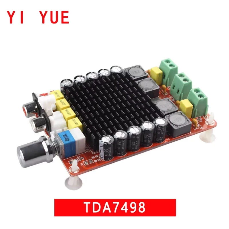 TDA7498 high-power digital power amplifier board 2 * 100W automotive power amplifier DC 14-34V