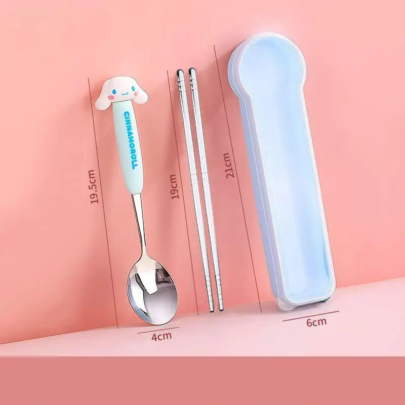 أدوات مائدة سانريو كورومي هالو كيتي ماي ميلودي منتج جديد منتج ضرب الكبار الطفل الحرم الجامعي في الهواء الطلق لطيف الكرتون المحمولة لطيف #3