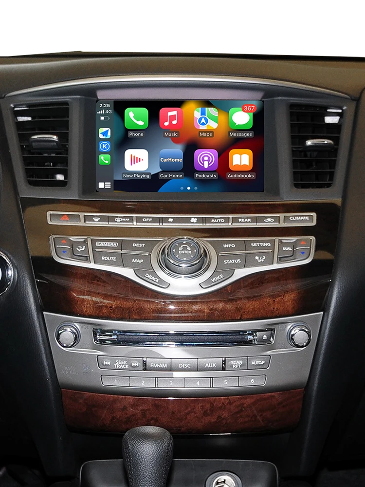 Bonroad OEM Bildschirm-Upgrade-Decoder-Box für HD-Bildschirm Infiniti QX60 Q70 Q40 Q50 G25 G37 JX35 M37 Carplay Android Auto Interface