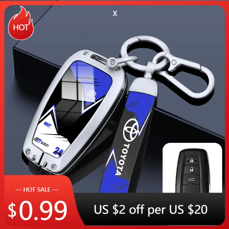 

Для Toyota 2036, чехлы для горячих ступиц, новый трек-дизайн, чехол для ключей от автомобиля, аксессуар для Toyota Crown CHR Prado 2017 2018 Prius Camry Coro