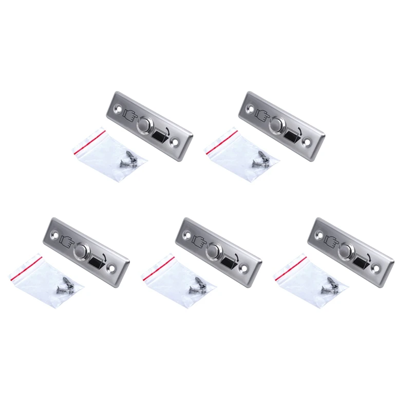 

A79U-5X Steel Door Exit Release Push Button Home Switch Part Of Access Control M1L3