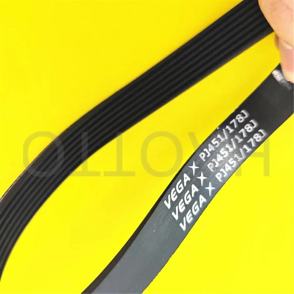 4PCS 7PJ451 Poly-V Belt PJ451 Belts 7Ribs