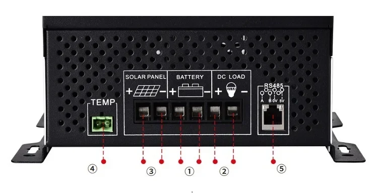 50a Zonnepaneelregelaar Lcd-Display Oplader 50a Voltage Control Mppt Zonne-Energie Laadregelaar