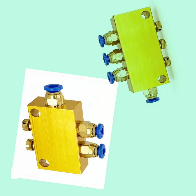 

2026 CNC machine tool adjustable oil distributor manifold oil distribution and lubrication oil system components
