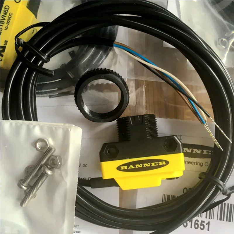 1pcs 100% Original BANNER QS18VN6D QS18VP6D  QS18VN6R QS18VP6R QS186E QS18VN6LV QS18VP6LV QS18VN6LP QS18V Photoelectric Switch